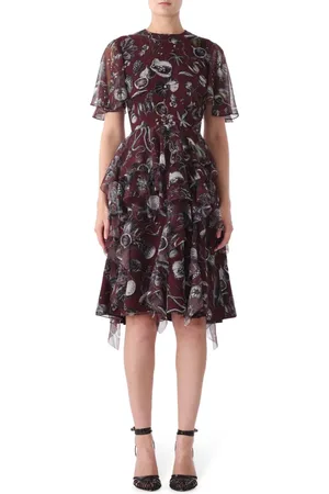 Jason Wu Vestido con estampado marino
