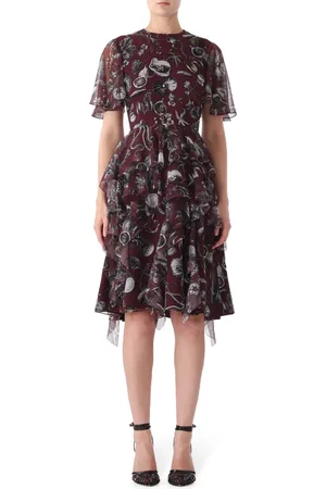 Jason Wu Vestido con estampado marino