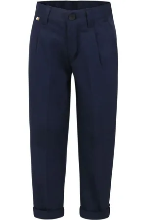 HUGO BOSS Pantalones con etiqueta del logo