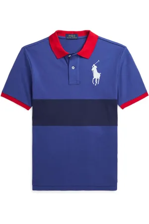 Ralph Lauren Playera tipo polo con rayas
