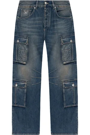 MISBHV Jeans cargo con diseño ancho