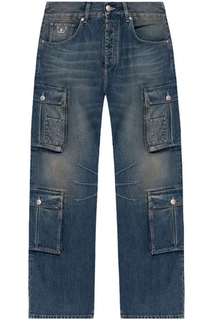 MISBHV Jeans cargo con diseño ancho
