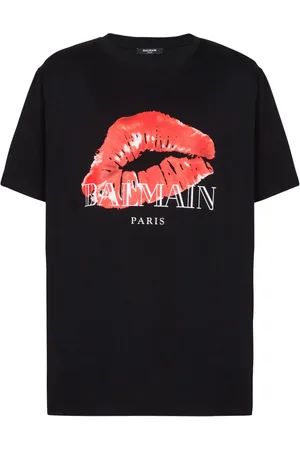 Balmain Playera con estampado Kiss