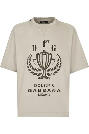 Dolce & Gabbana Playera con logo estampado