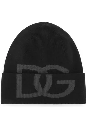 Dolce & Gabbana Gorro tejido con logo en intarsia