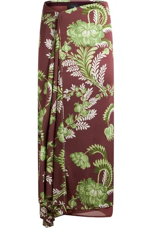 Etro Falda midi con estampado floral