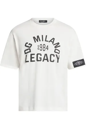 Dolce & Gabbana Playera con logo estampado