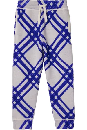Burberry Joggers con cuadros estampados