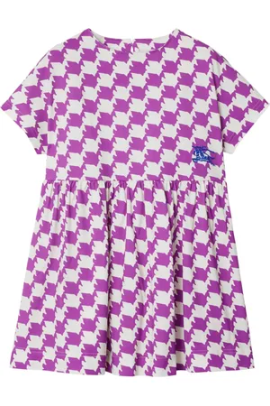 Burberry Vestido con motivo pied de poule