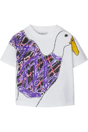 Burberry Playera con ganso estampado