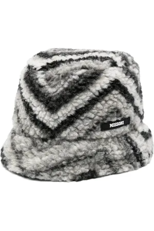 Missoni Gorro de pescador con motivo en zigzag