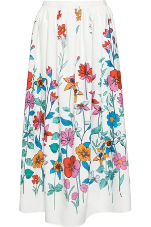 Bambah Falda midi Hibiscus