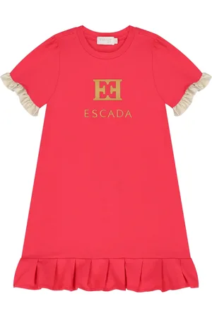 Escada Vestido con logo