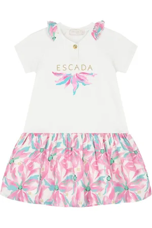 Escada Vestido con logo