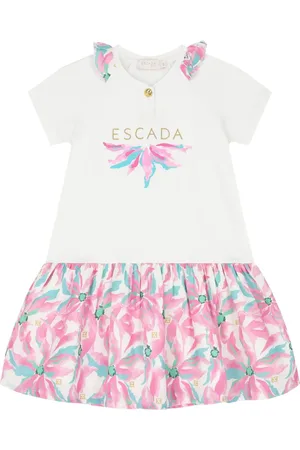 Escada Vestido con logo