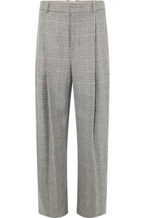 Vince Pantalones con cuadros estampados
