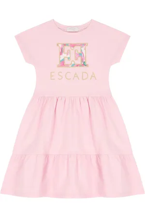 Escada Vestido a capas con logo