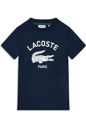 Lacoste Playera con logo estampado