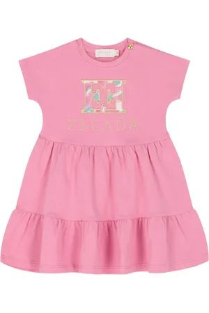 Escada Vestido a capas con logo