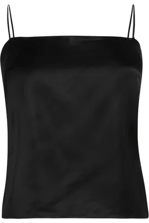 WARDROBE.NYC Top sin mangas satinado