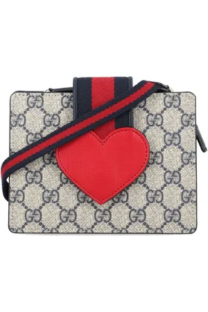 Gucci Bolsa de hombro de corazón con motivo GG