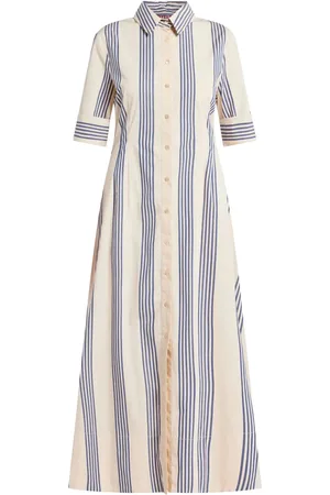Staud Vestido camisero de popelina