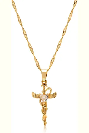 Nialaya Collar con dije Caduceus