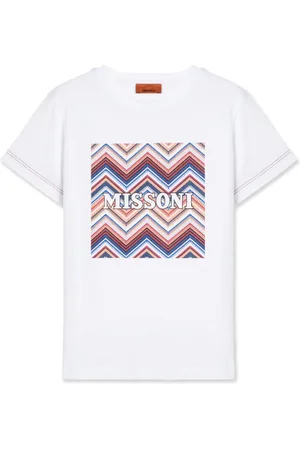 Missoni Playera con estampado en zigzag y logo