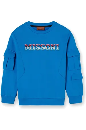 Missoni Sudadera con logo bordado