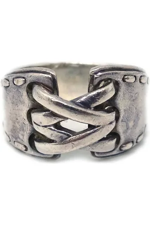 Hermès Anillo con tiras cruzadas 1990-2000