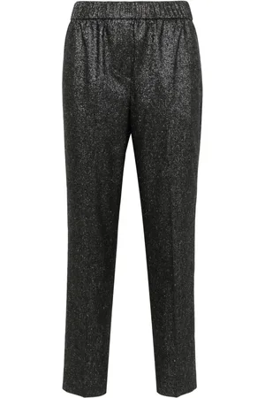 PESERICO SIGN Pantalones de tweed de lúrex