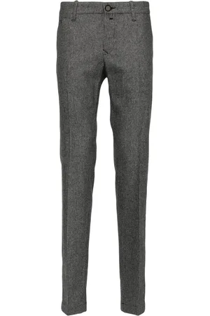 Jacob Cohen Pantalones con motivo pied de poule