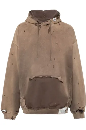 Maison Mihara Yasuhiro Hoodie efecto envejecido