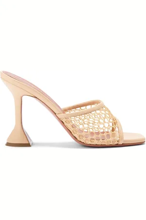 Amina Muaddi Mules Lupita con tacón 95mm