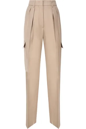 Sportmax Pantalones cargo con pinzas