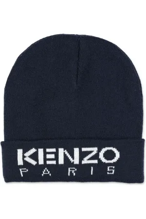 Kenzo Gorro con logo tejido en intarsia