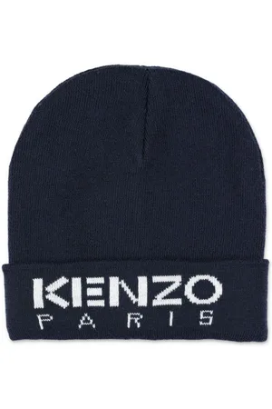 Kenzo Gorro con logo tejido en intarsia