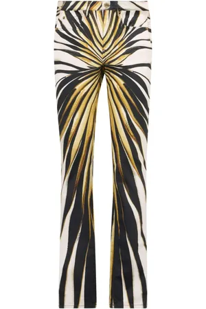 Roberto Cavalli Pantalones skinny con estampado Ray Of Gold