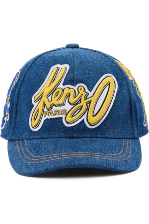 Kenzo Gorra de mezclilla con aplique del logo