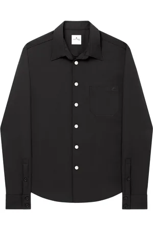 Courrèges Camisa oversize con aplique del logo