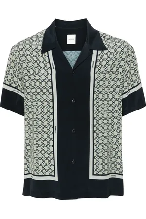 Sandro Camisa satinada con estampado Interlock