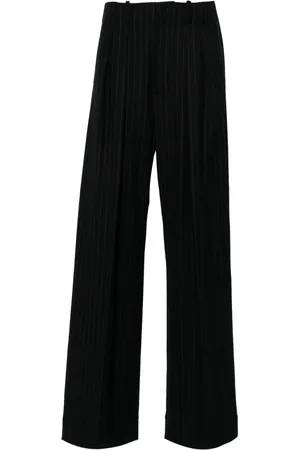 Plan C Pantalones con motivo de rayas diplomáticas
