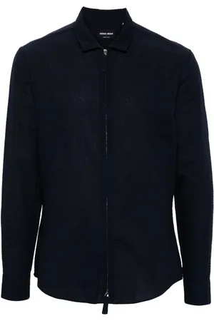 Giorgio Armani Camisa de tejido seersucker