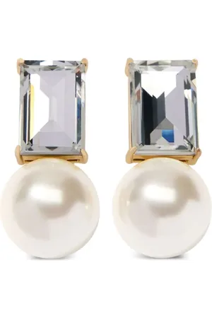 Carolina Herrera Aretes con detalles de cristal