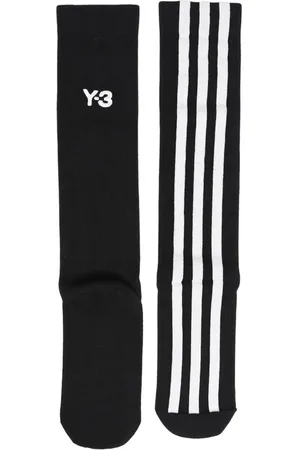 Y-3 3-stripe logo socks