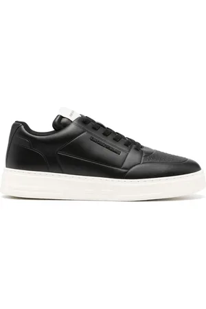 Emporio Armani Tenis con logo en relieve