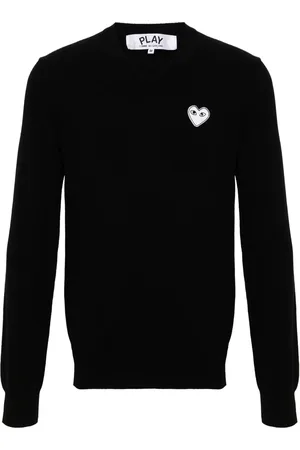 Comme des Garçons Suéter con parche de corazón