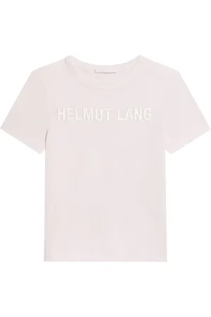 Helmut Lang Playera con logo bordado