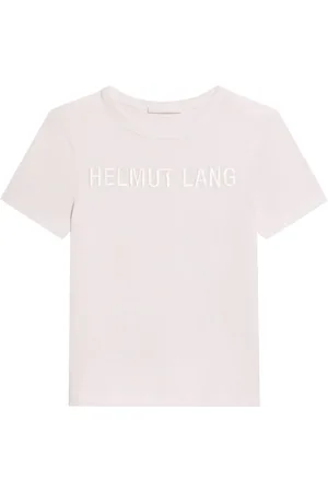 Helmut Lang Playera con logo bordado