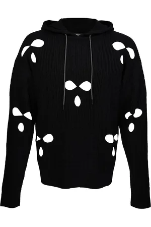 MOSTLY HEARD RARELY SEEN Hoodie tejida con aberturas